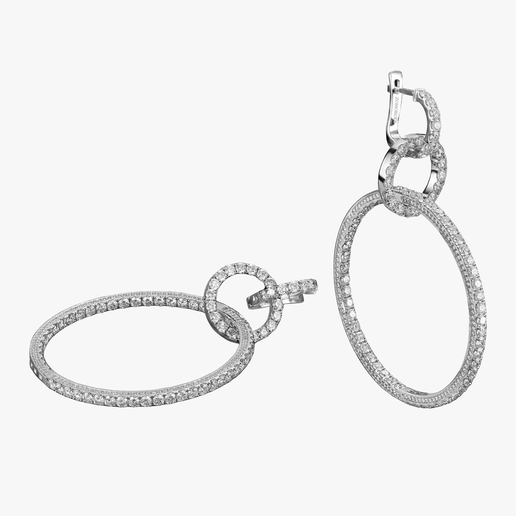 گوشواره جواهر طرح دافنه